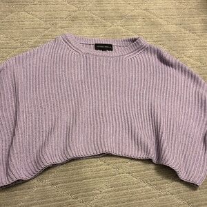 Cotton Candy Lavender Knit Top
